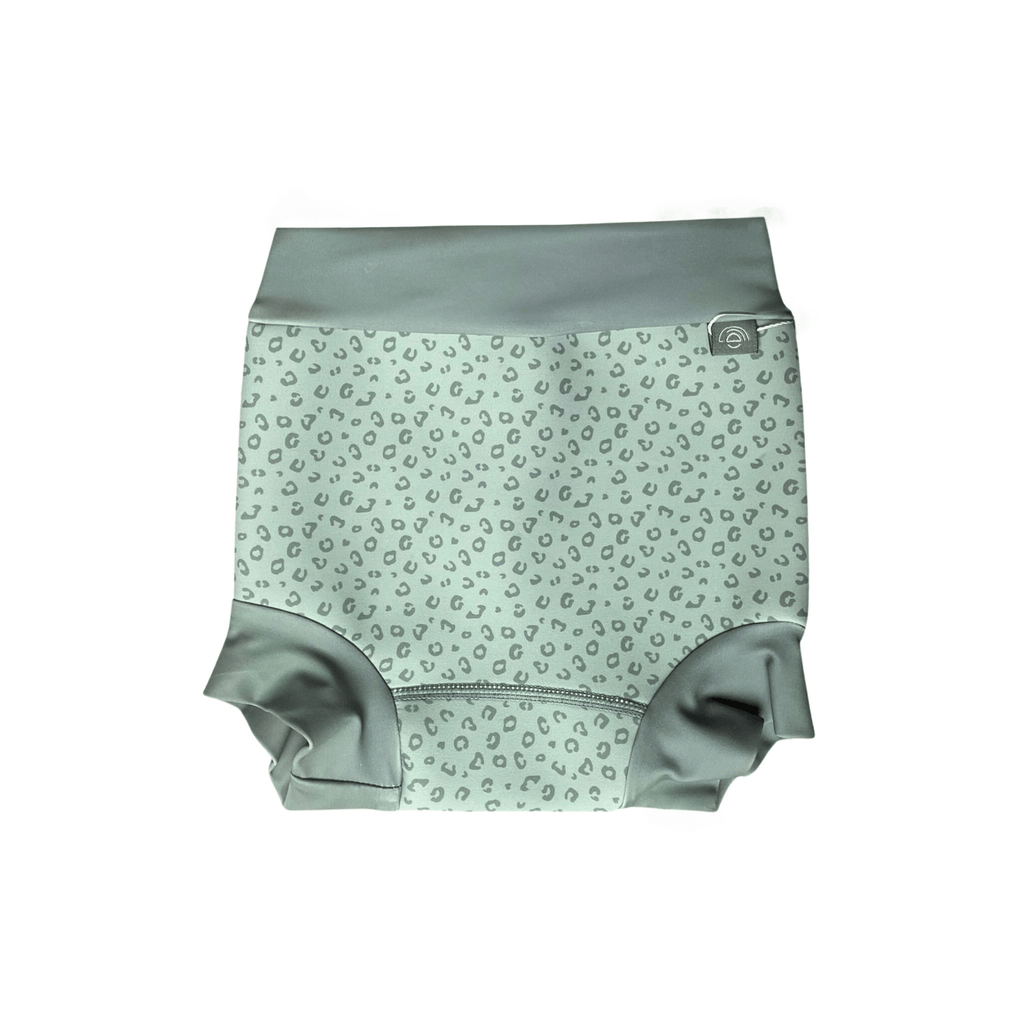 Swim Essentials Neoprene Swim Nappy Pant, Green Leopard