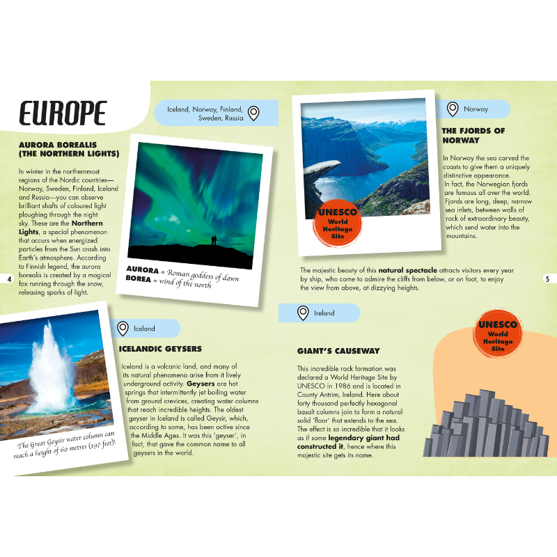 Sassi Travel, Learn and Explore - Puzzle and Book Set - The Wonders of Nature, 205 pcs image 4