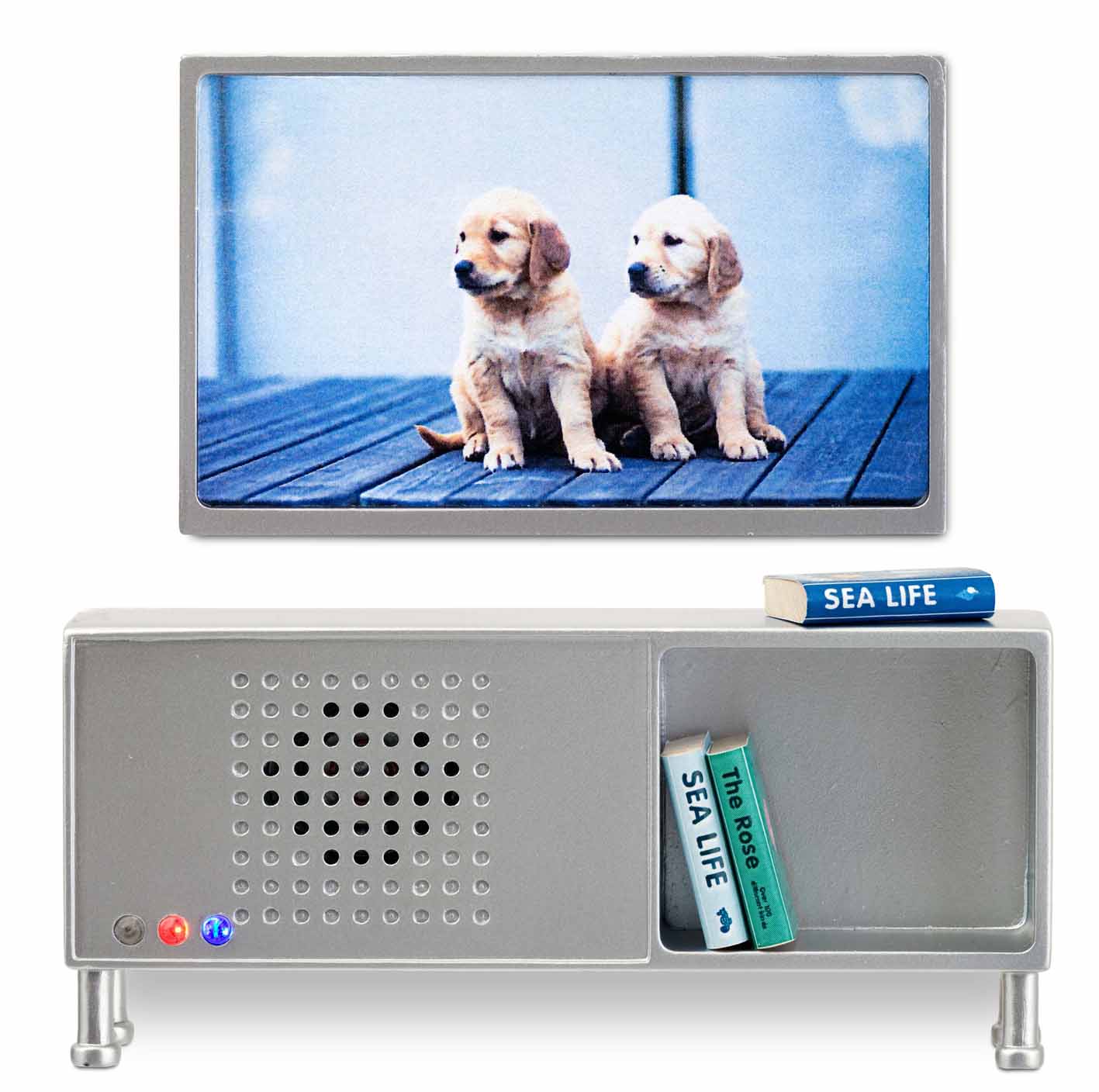 Lundby Doll House Accessories - Stockholm Music & TV Set