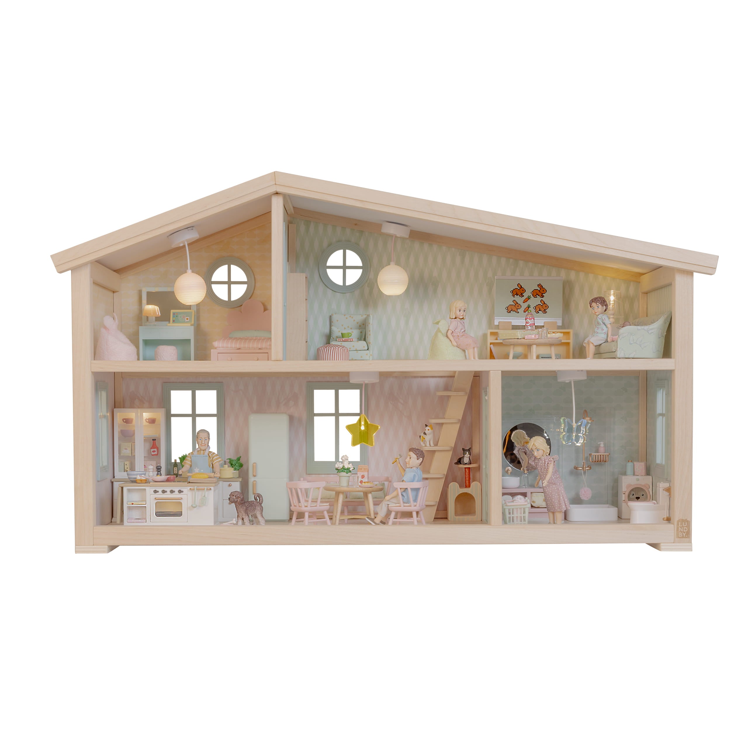 Lundby Doll House - Star House, 2 Storey image 2
