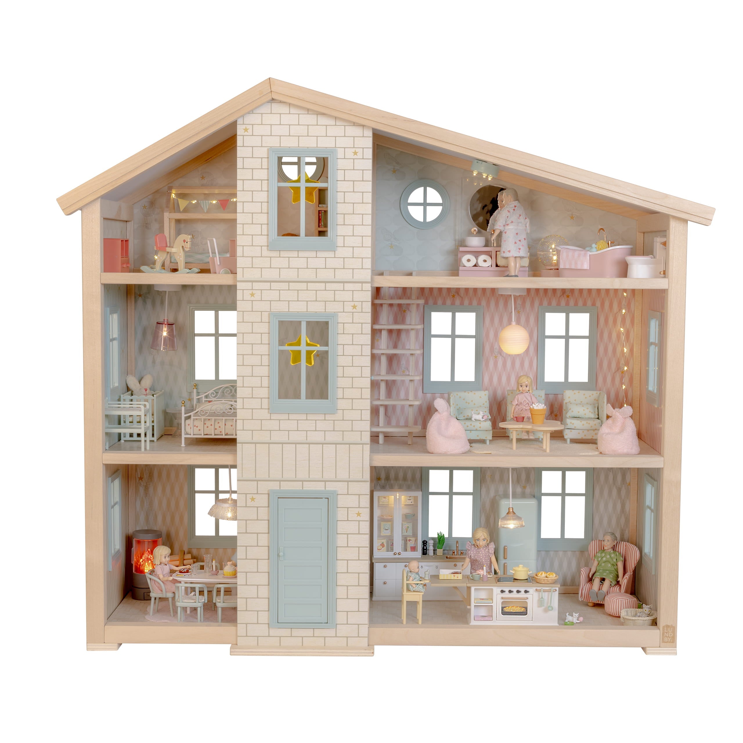 Lundby Doll House - Wonder House, 3 Storey image 3