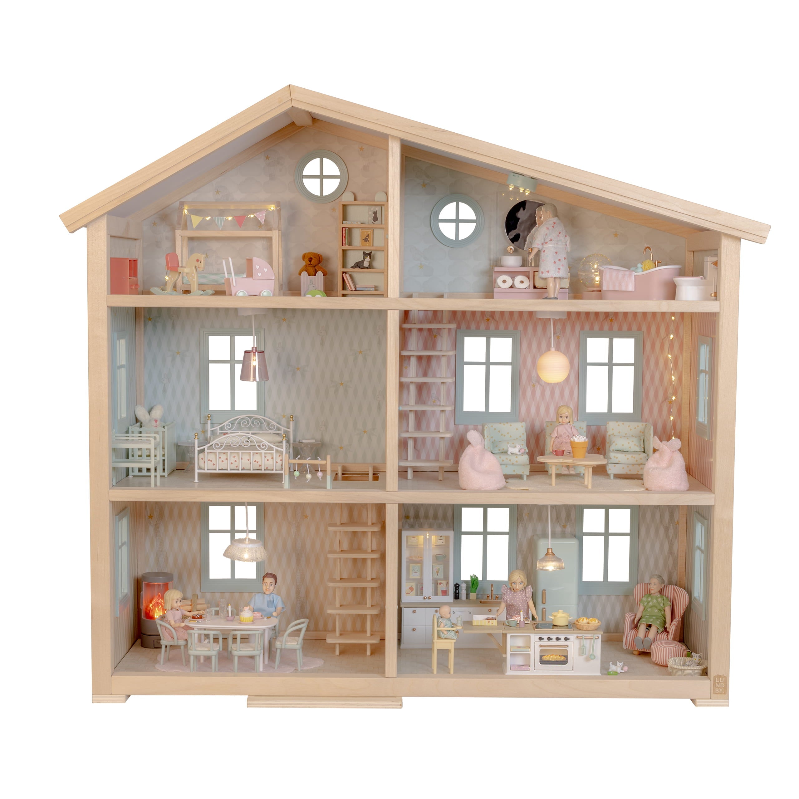 Lundby Doll House - Wonder House, 3 Storey image 4