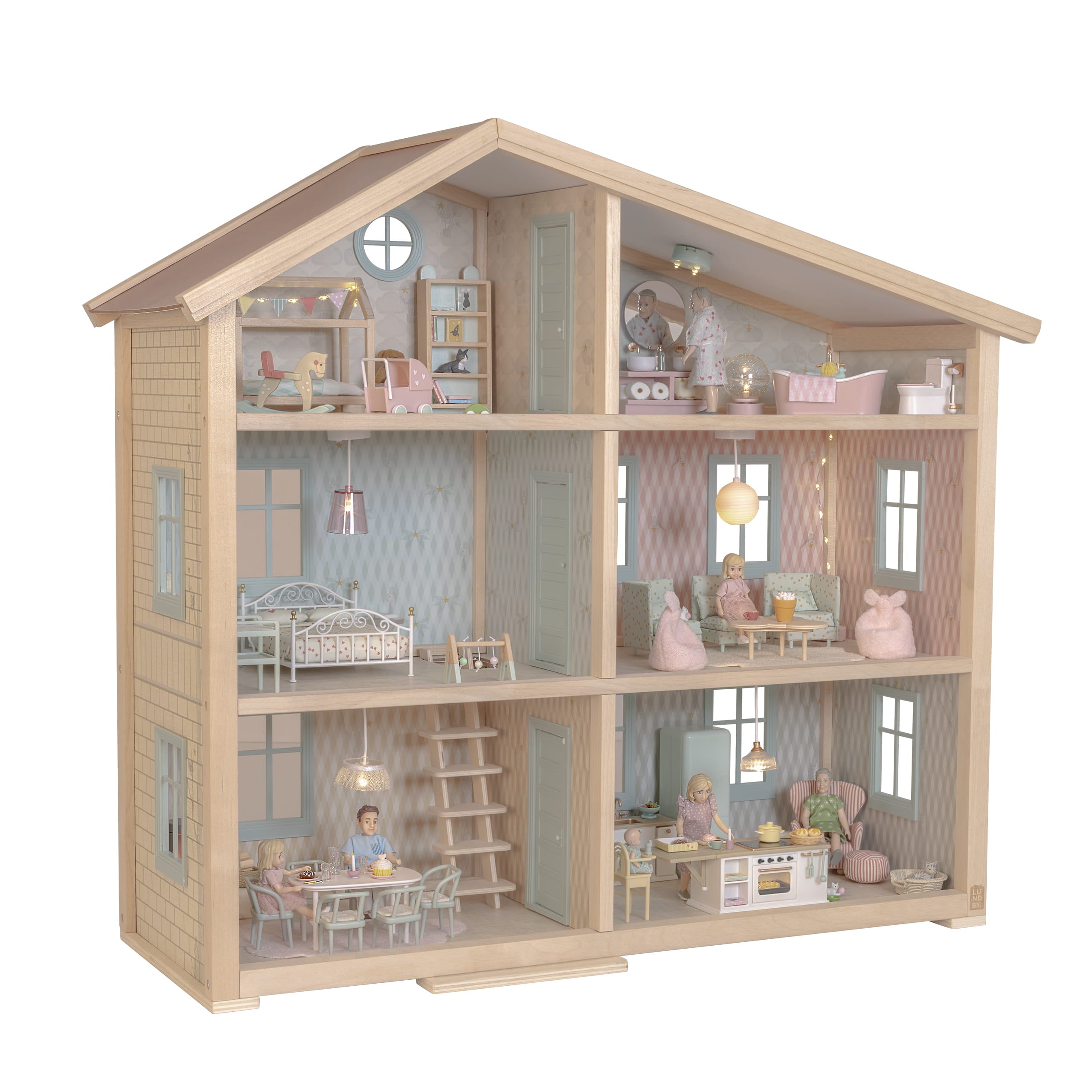 Lundby Doll House - Wonder House, 3 Storey image 6