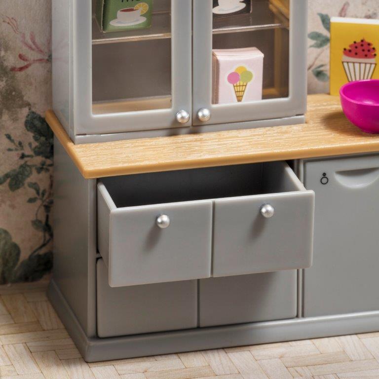 Lundby Doll House Furniture - Kitchen Counter, Sink & Dishwasher Set image 6