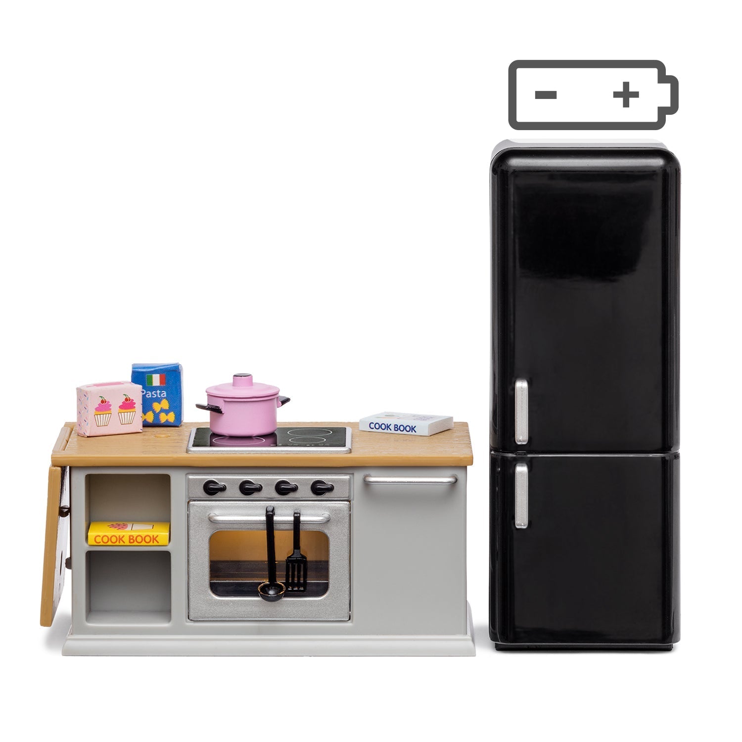 Lundby Doll House Furniture - Stove & Fridge Set