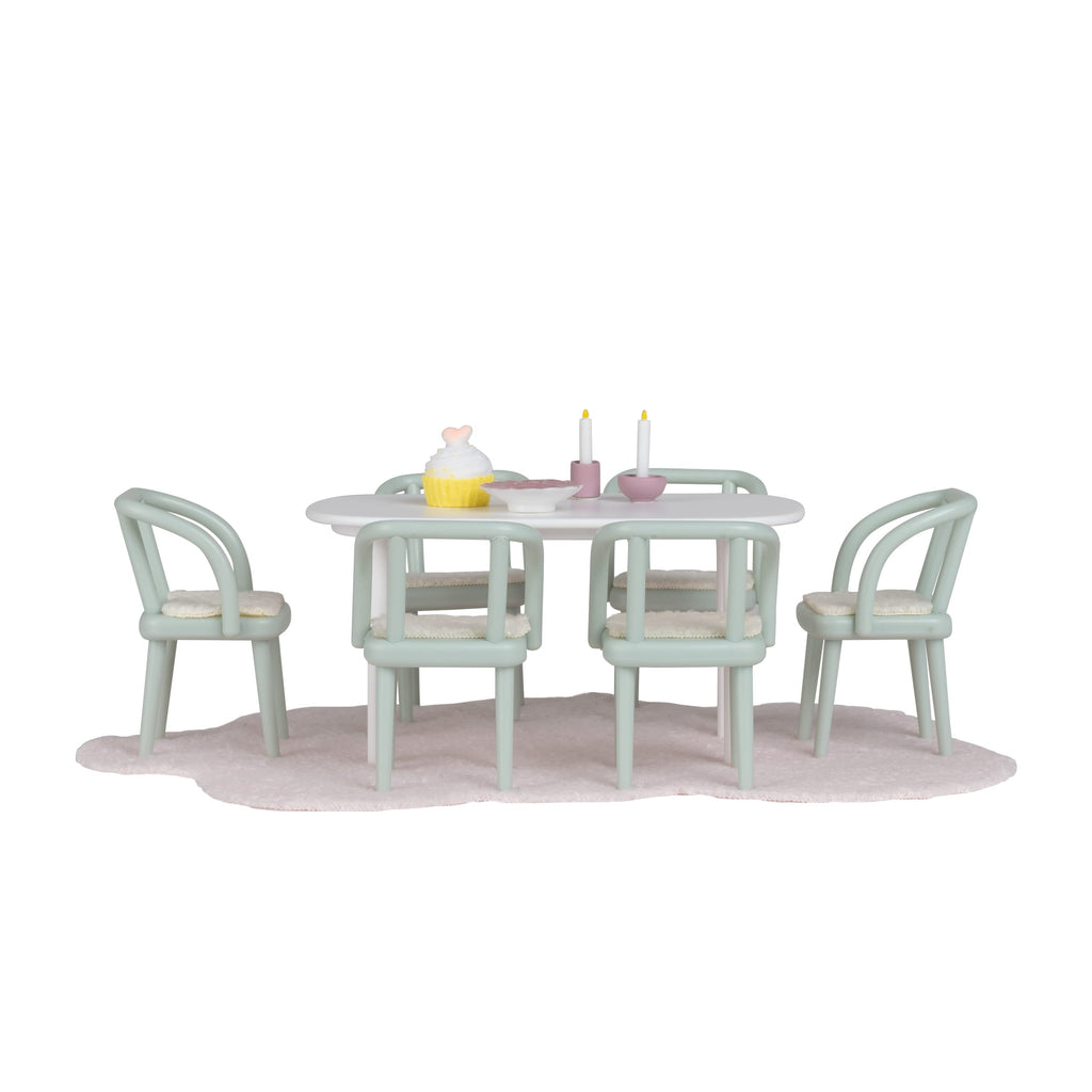 Lundby Doll House Furniture - Dining Room Furniture Set, 6 pcs image 2