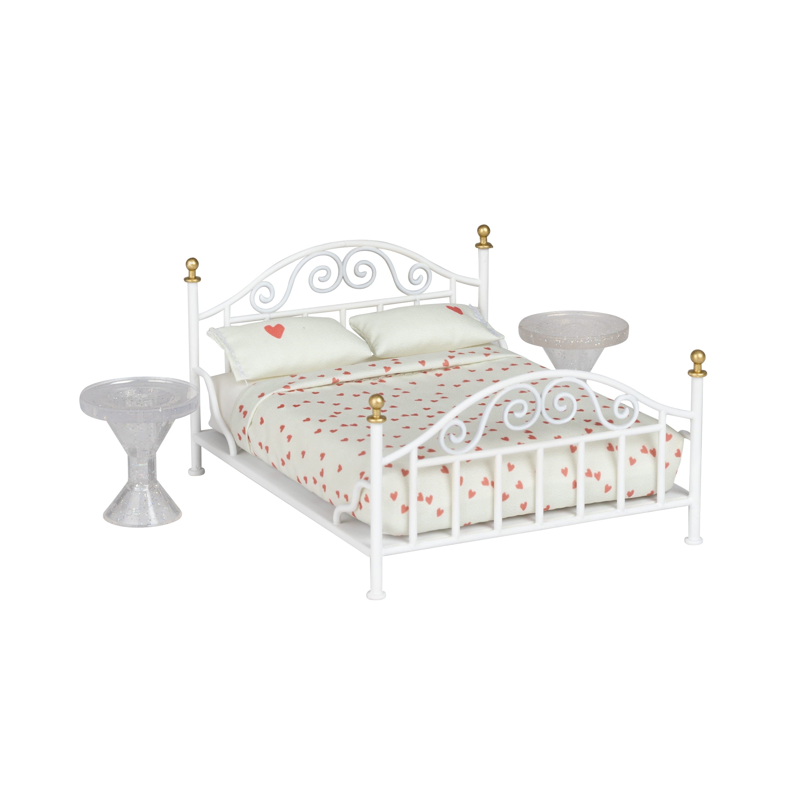 Lundby Doll House Furniture - Classic Iron Bed Set image 2