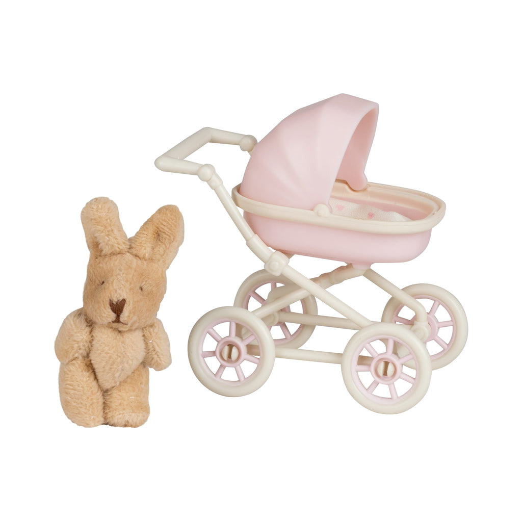 Lundby Doll House Accessories - Baby Pram & Teddy Set image 2