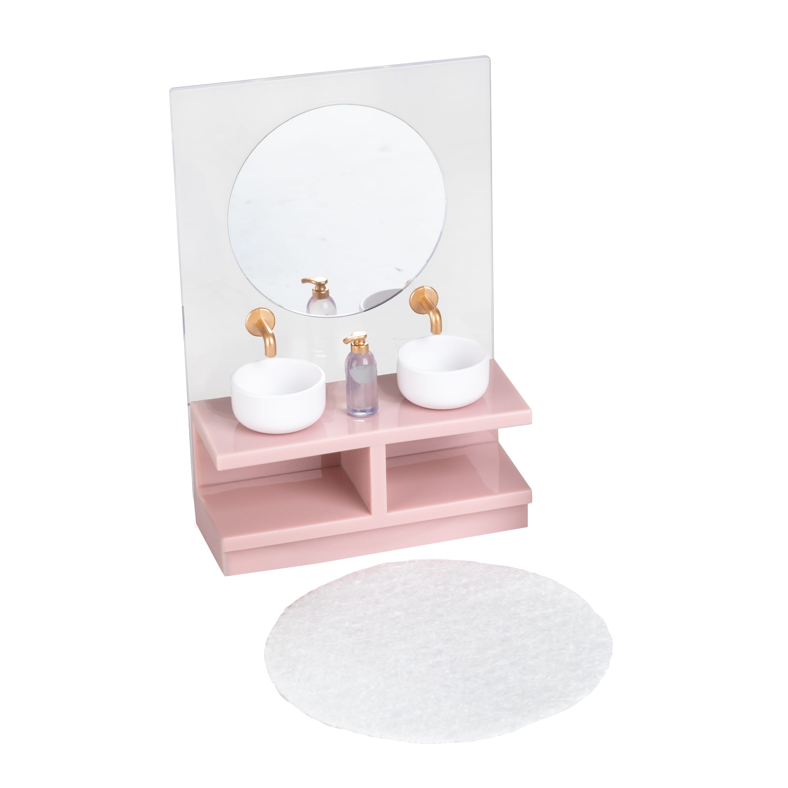 Lundby Doll House Furniture - Bathroom Washbasin & Toilet Set image 3