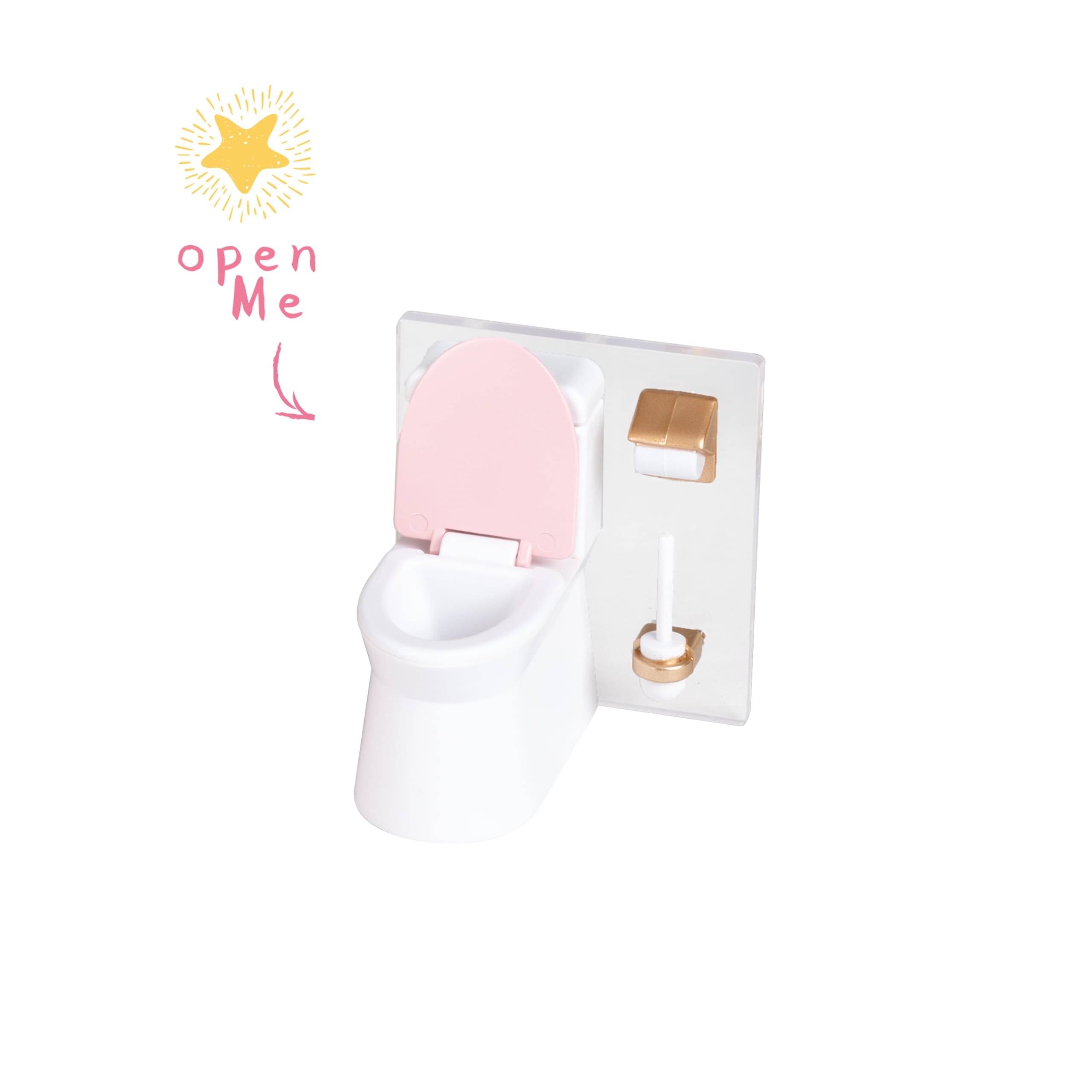 Lundby Doll House Furniture - Bathroom Washbasin & Toilet Set image 4