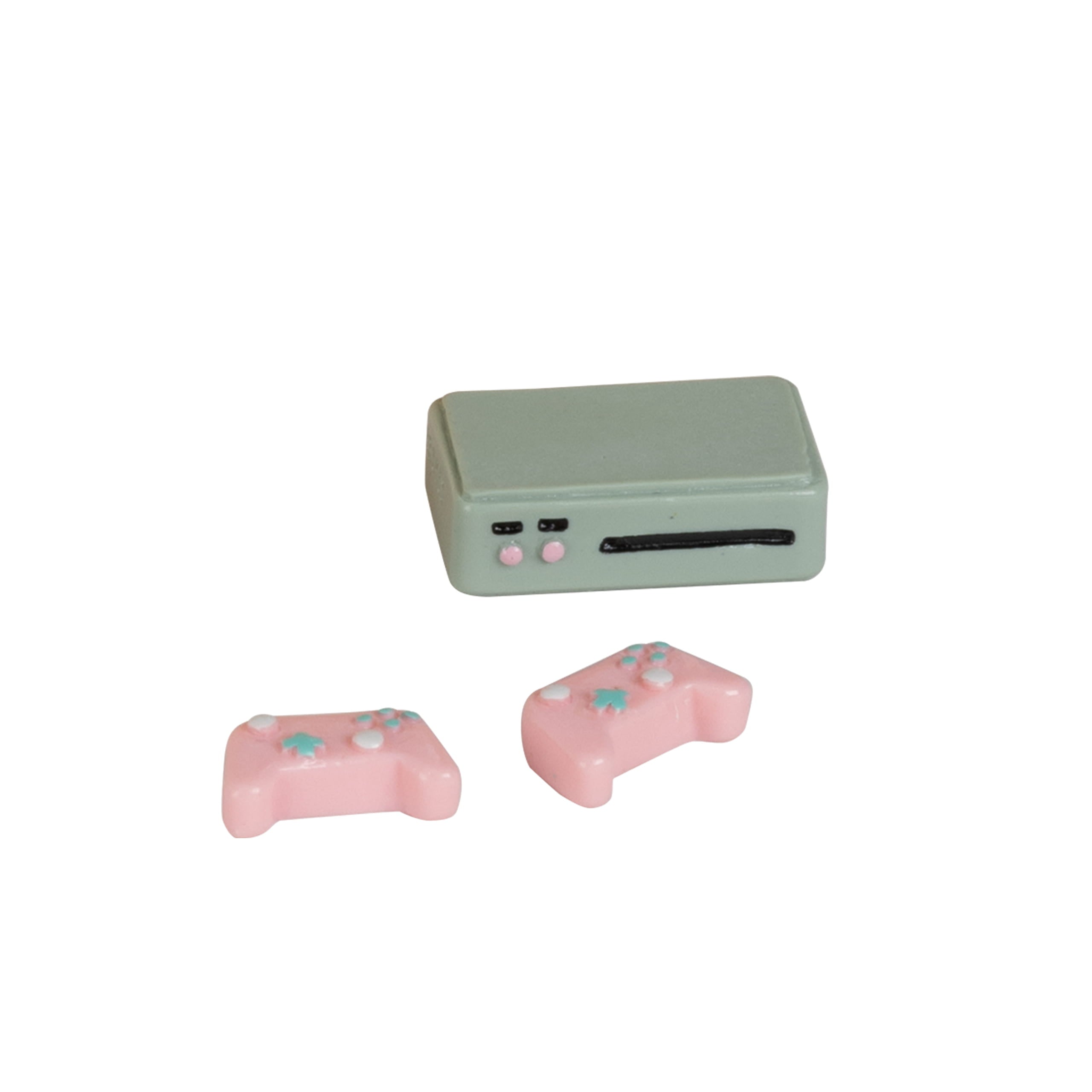 Lundby Doll House Furniture - TV, Bookcase & Gaming Set image 2