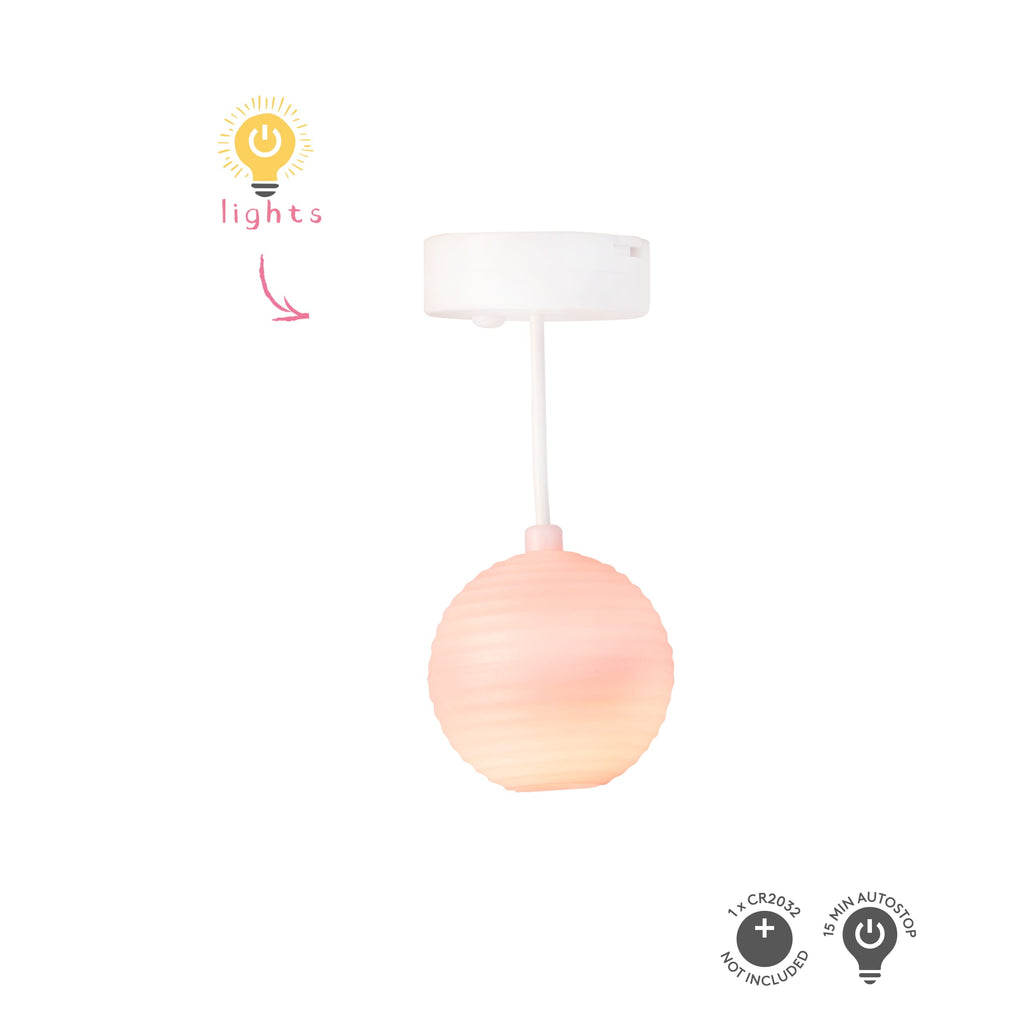 Lundby Doll House Accessories - Round Chinese Ceiling Lamps, 2 pcs image 2