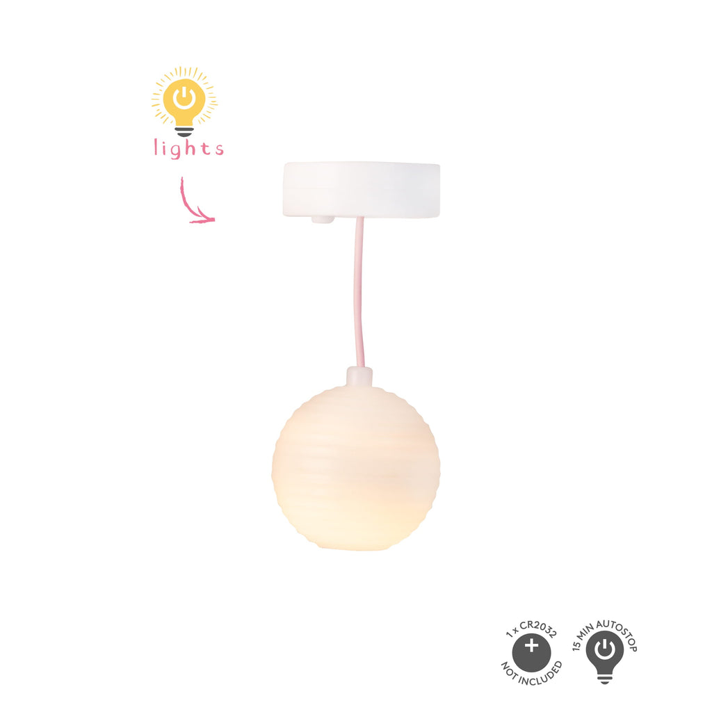 Lundby Doll House Accessories - Round Chinese Ceiling Lamps, 2 pcs image 3