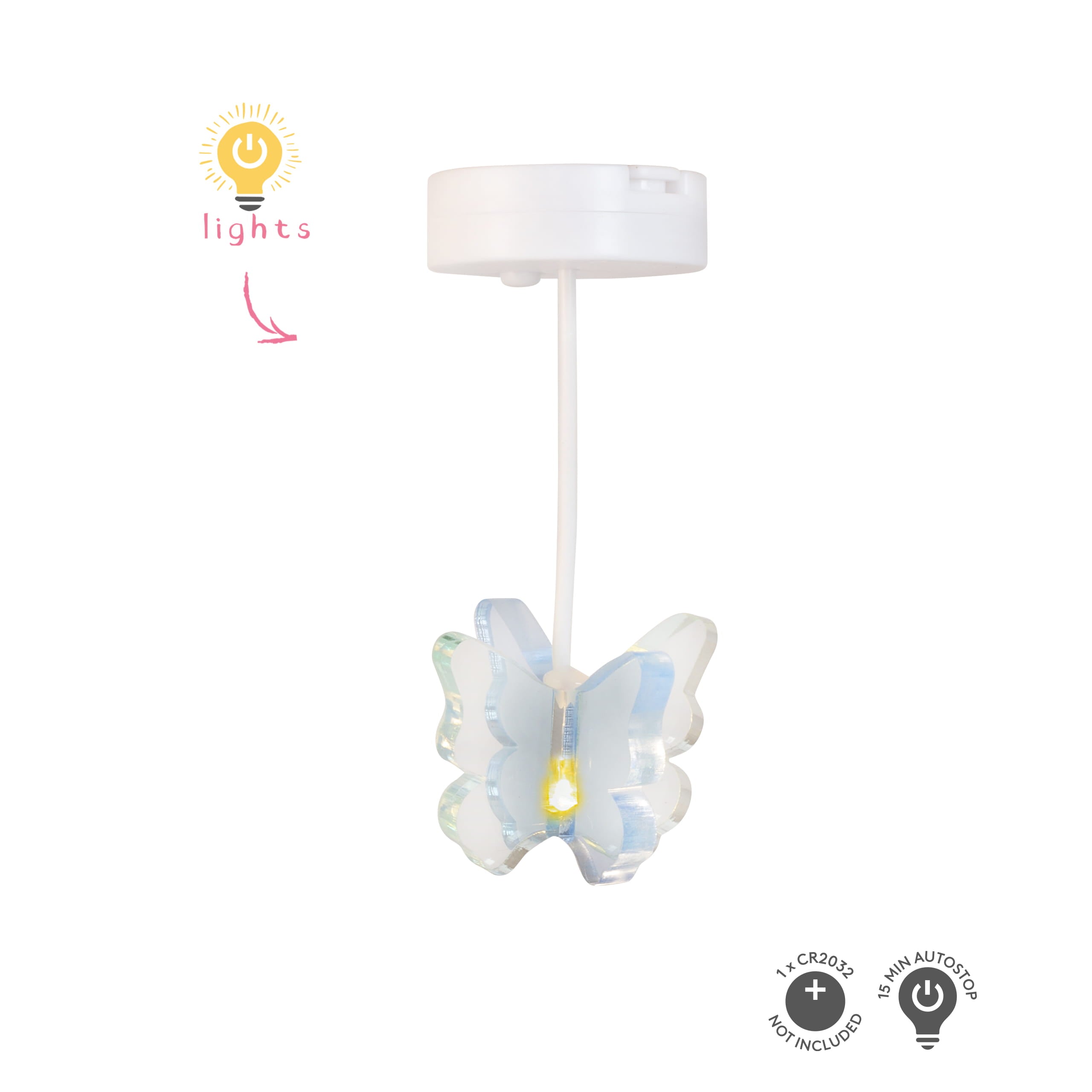 Lundby Doll House Accessories - Butterfly Lamp & Beanbag Set image 2