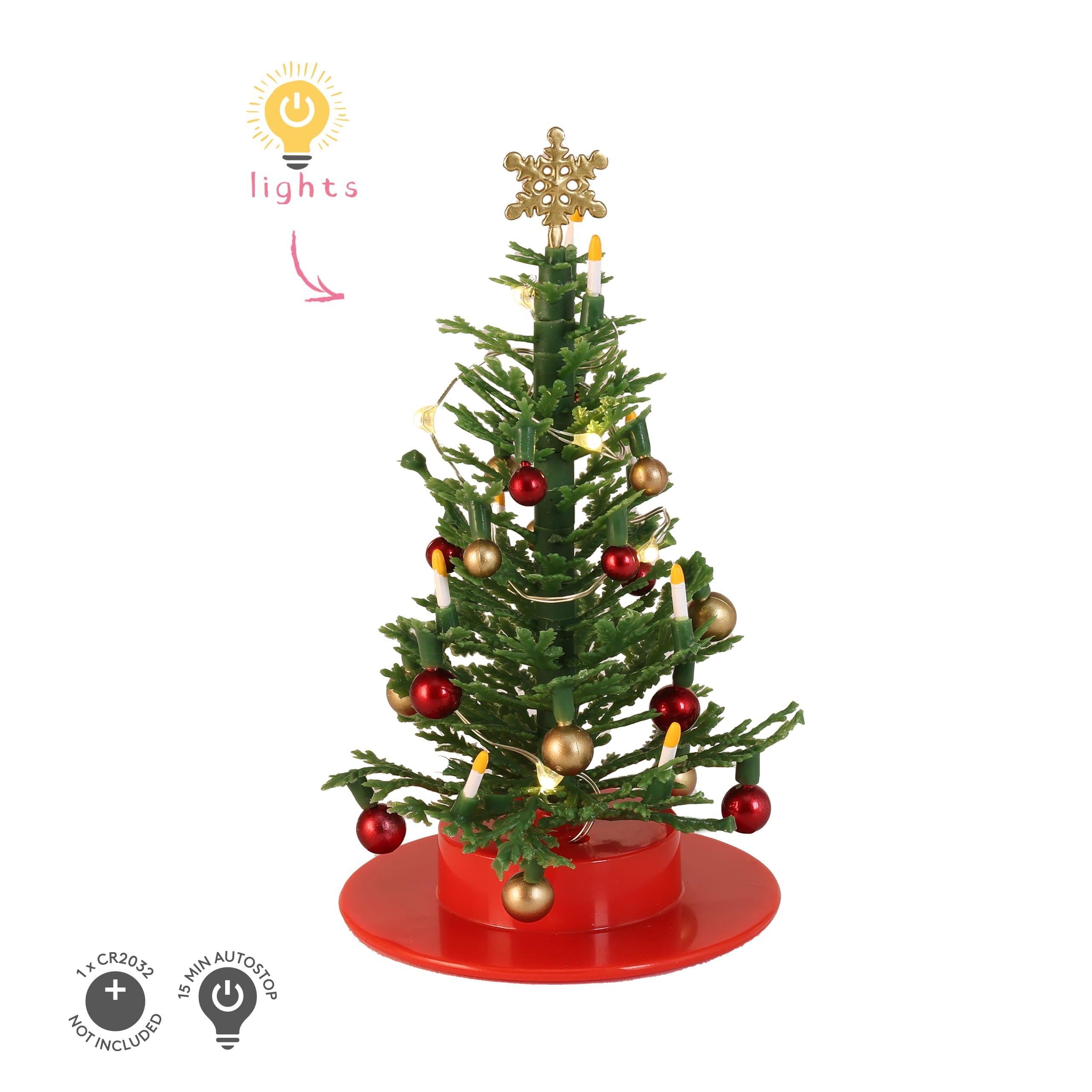 Lundby Doll House Accessories - Christmas Tree Set image 2