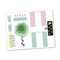Lundby Doll House - Creative House Sticker Sheet - Curtains and Flowers