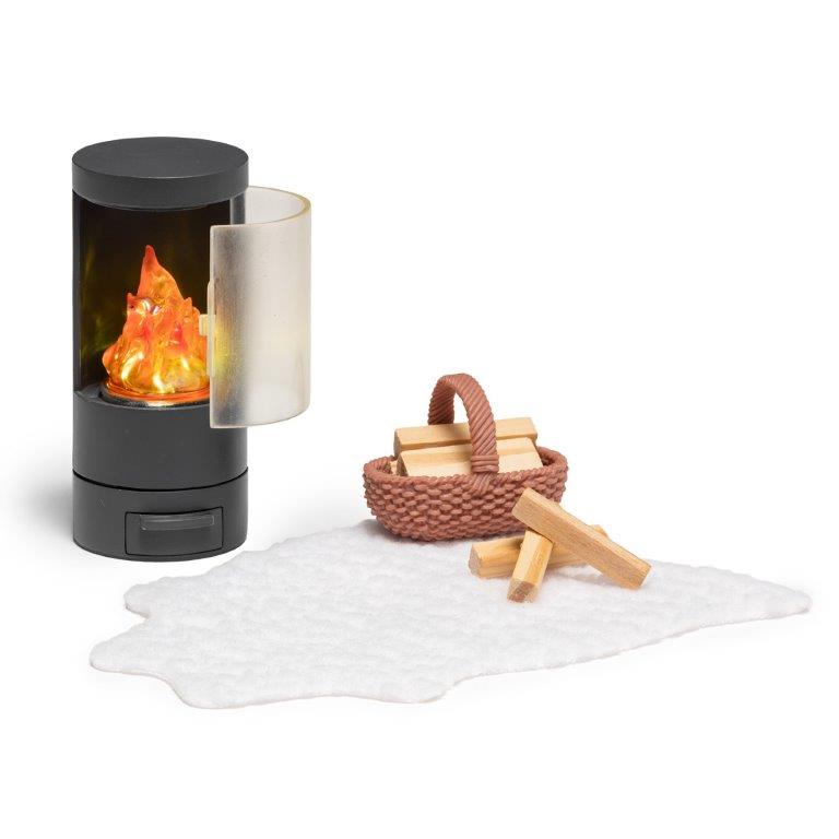 Lundby Doll House Accessories - Fireplace Set