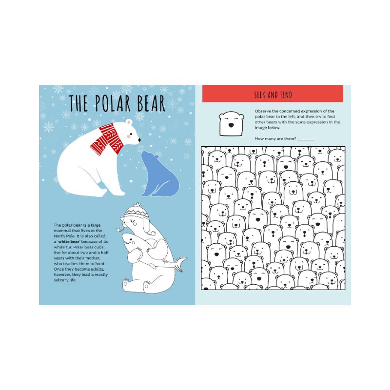 Sassi Stickers and Activities Book - World of Ice image 2