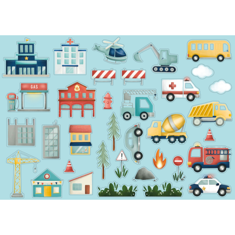 Sassi Magnetic Box Set - Vehicles image 4