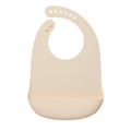 LouLou Lollipop Silicone Bib - Coconut Milk
