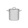 Chef Inox Professional Stockpot with Lid 240x240mm / 10.75Lt