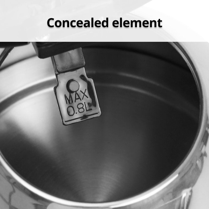 Nero Delia 0.8L Stainless Steel Kettle