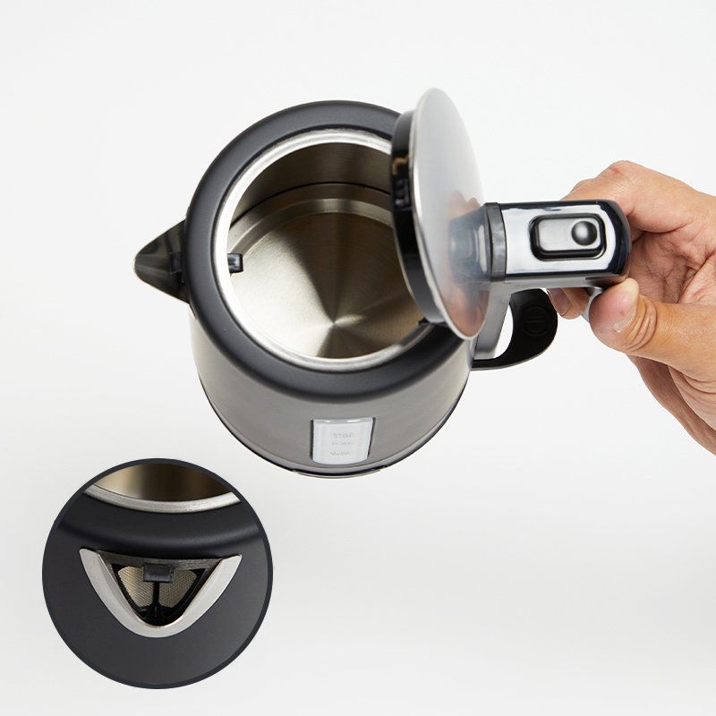Nero Select 1L Black Stainless Steel Kettle
