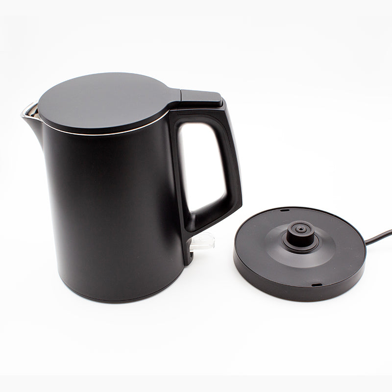 Nero Aria 0.8L Double Wall Black Kettle