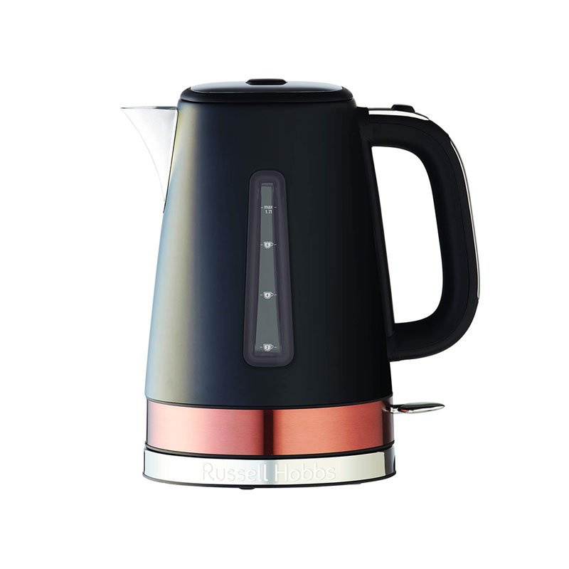 Russell Hobbs Brooklyn Kettle 1.7L Black/ Copper