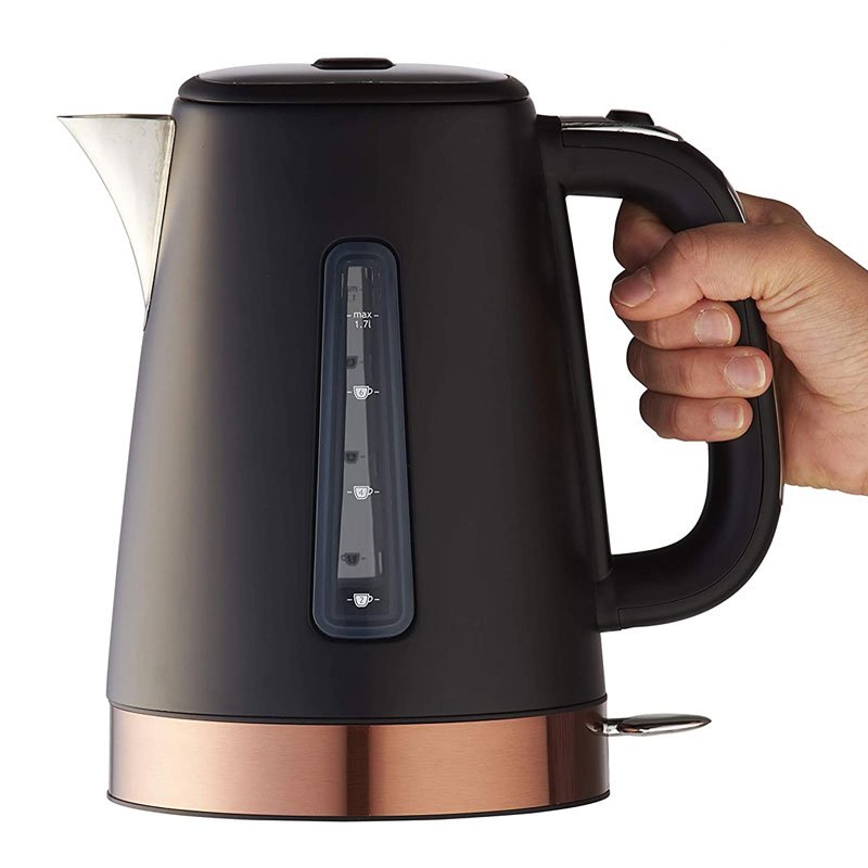 Russell Hobbs Brooklyn Kettle 1.7L Black/ Copper