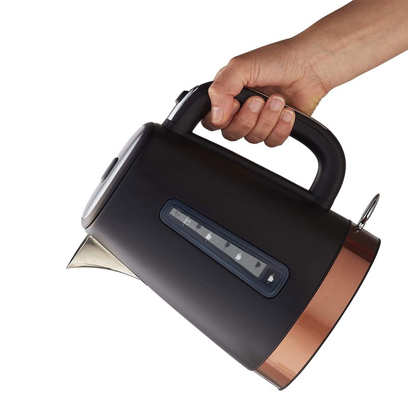 Russell Hobbs Brooklyn Kettle 1.7L Black/ Copper