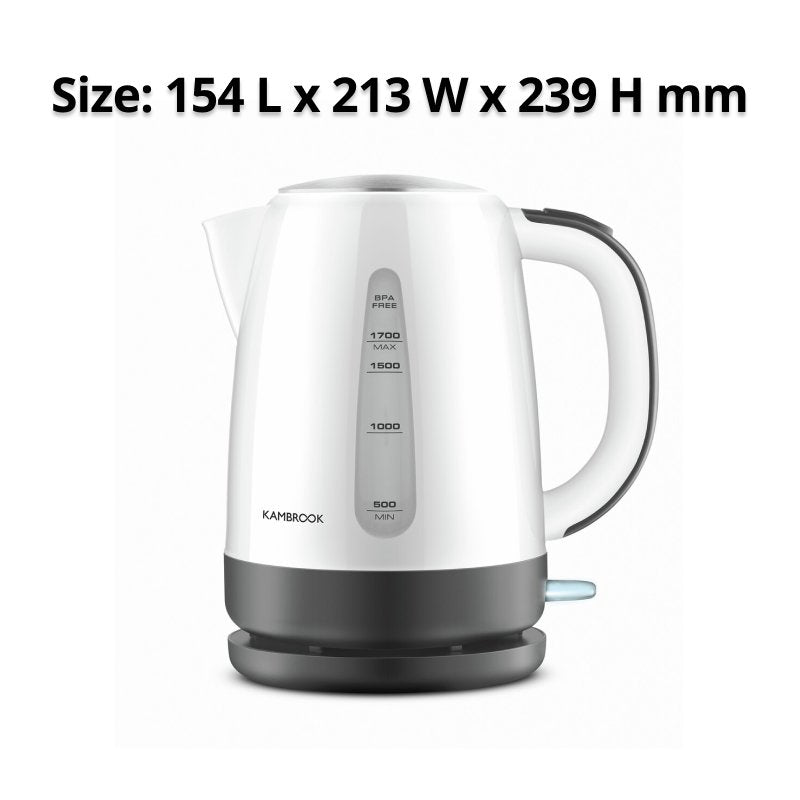 Kambrook Pour with Ease Kettle 1.7L White