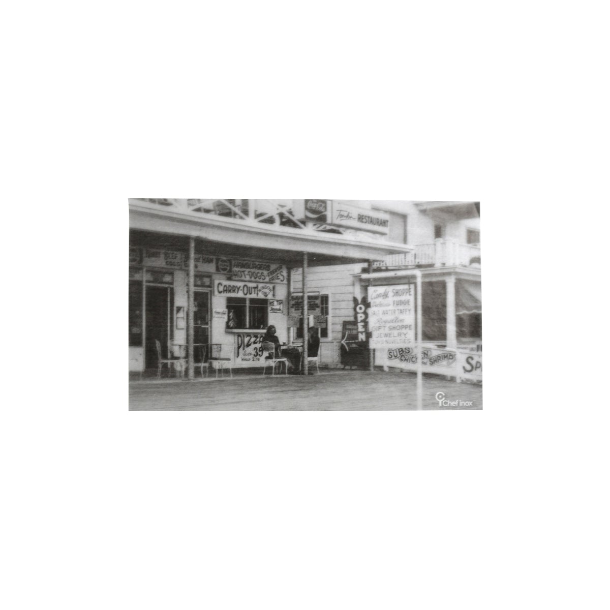 Chef Inox Greaseproof Paper Vintage Corner Store 190x310mm (200 Sheet)