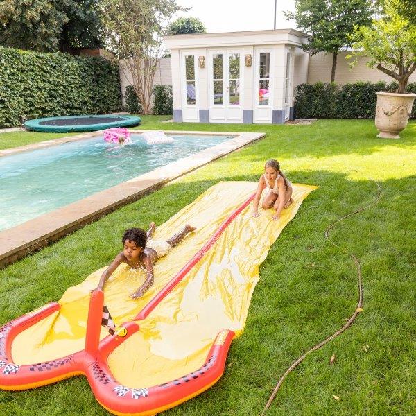 Swim Essentials Double Waterslide Racing Sprinkler, 5.5 m image 2
