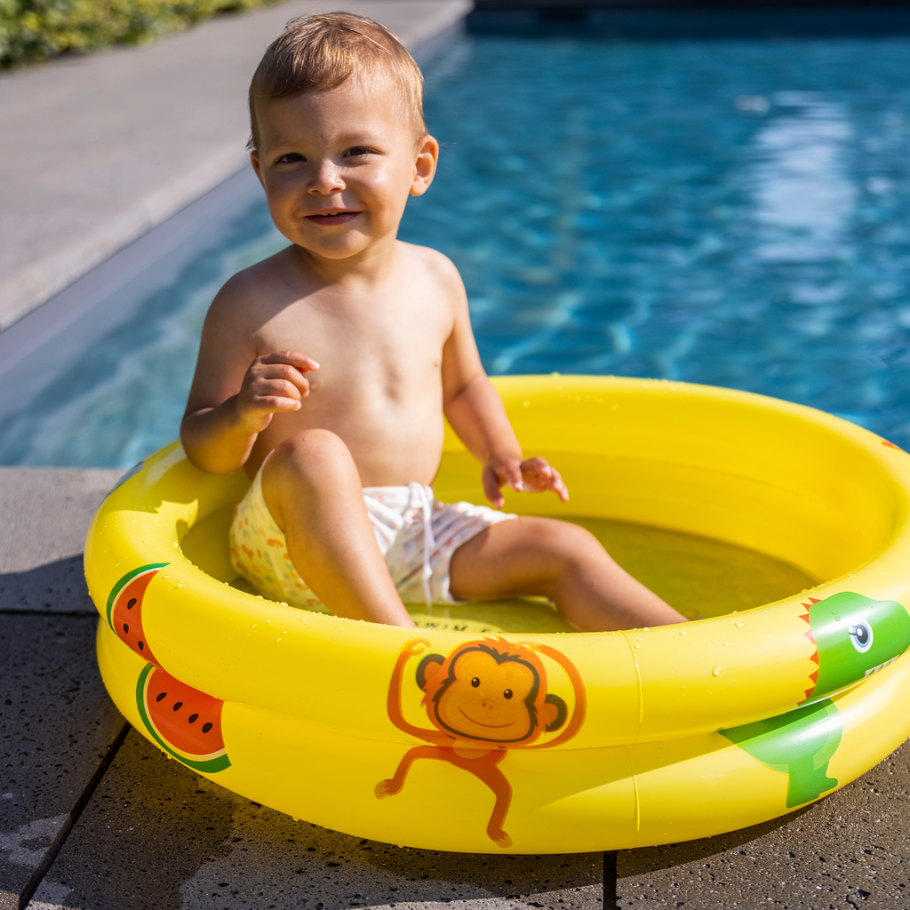 Swim Essentials Inflatable Baby Pool - Golden Safari, 60 cm image 2