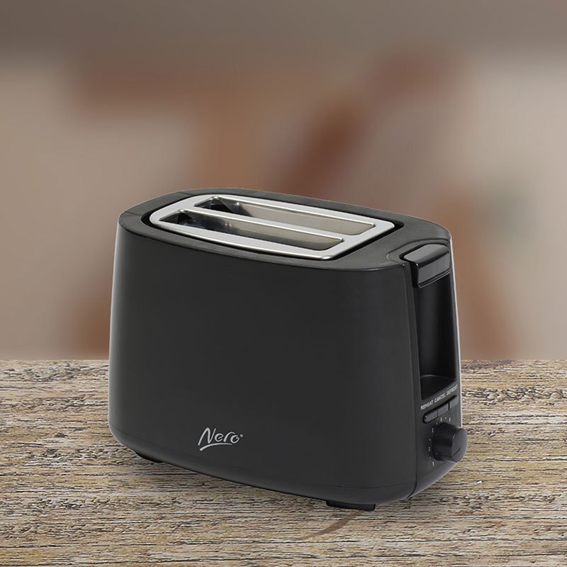 Nero Black 2 Slice Toaster