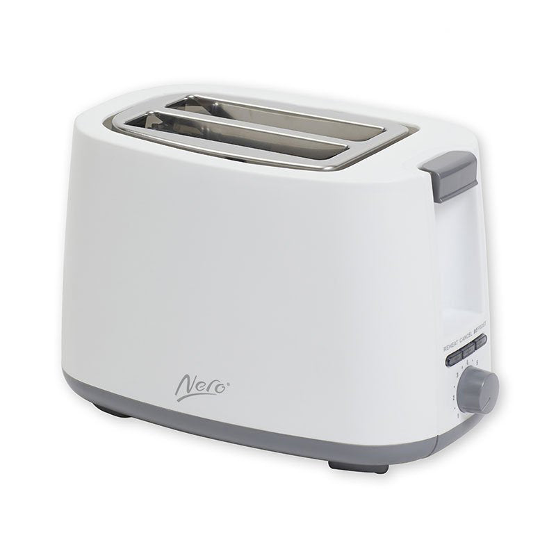 Nero White 2 Slice Toaster