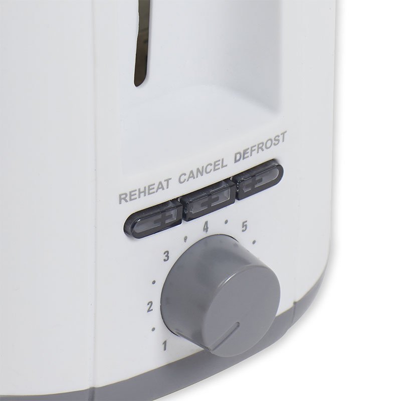 Nero White 2 Slice Toaster