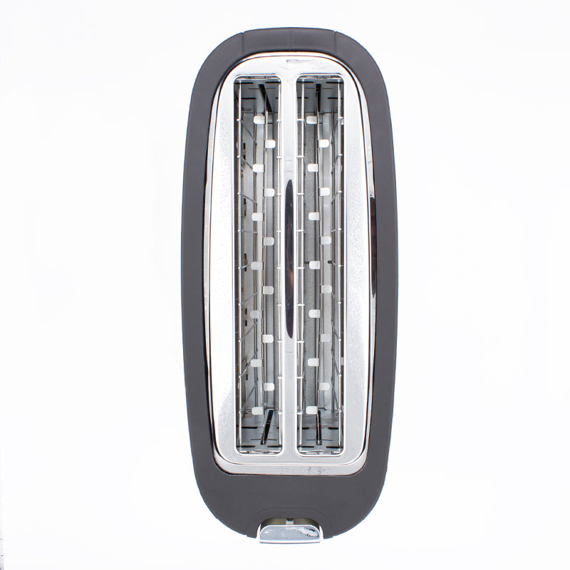 Nero Stainless Steel 4 Slice Long Toaster