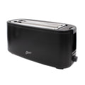 Nero Black 4 Slice Long Toaster