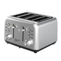 Nero Stainless Steel Classic 4 Slice Toaster