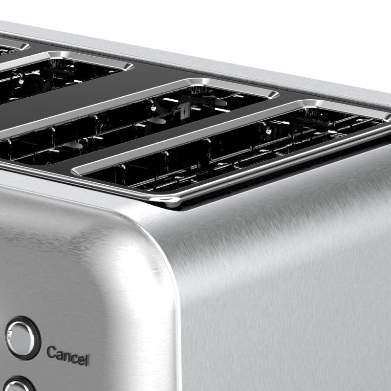 Nero Stainless Steel Classic 4 Slice Toaster