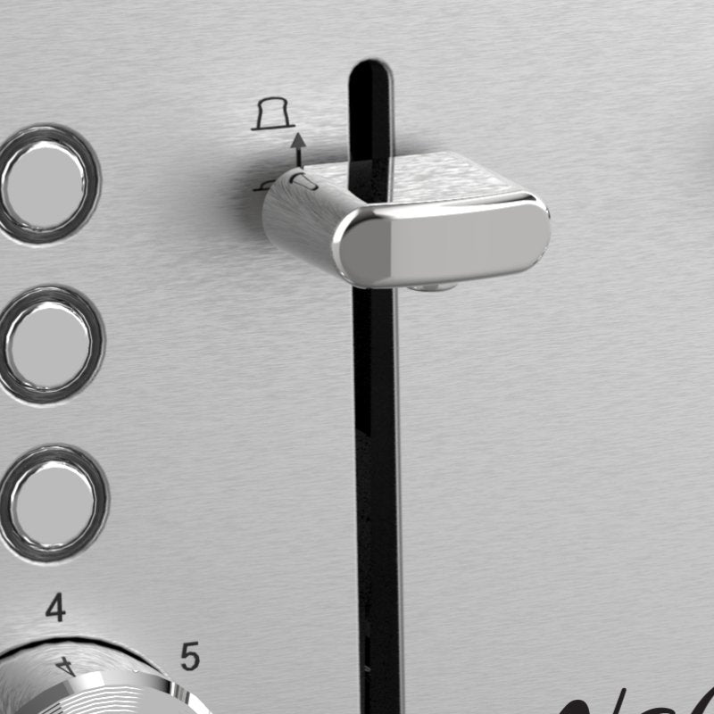 Nero Stainless Steel Classic 4 Slice Toaster