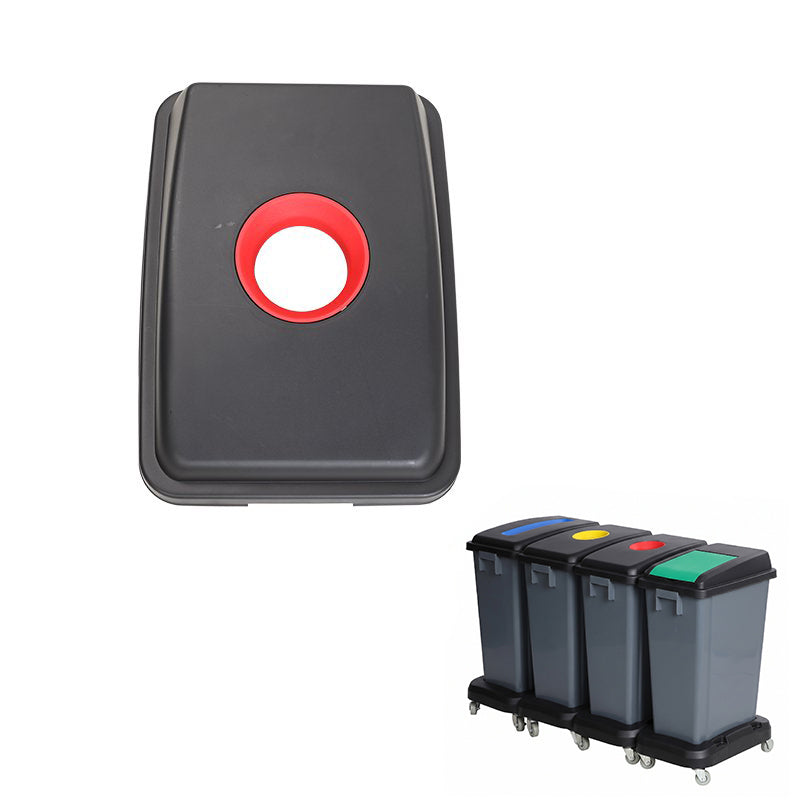 Compass red lid for 60L recycling bin