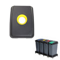 Compass yellow lid for 60L recycling bin