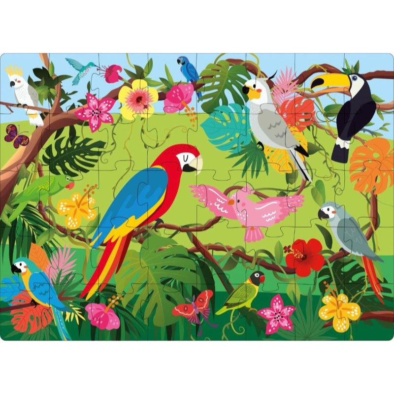 Sassi 3D Puzzle and Book Set - World of Birds, 40 pcs image 8