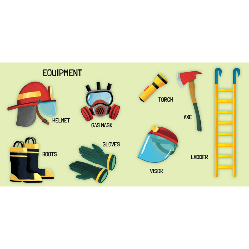 Sassi 3D Puzzle and Book Set - Learn Shapes Firefighters , 40 pcs image 7