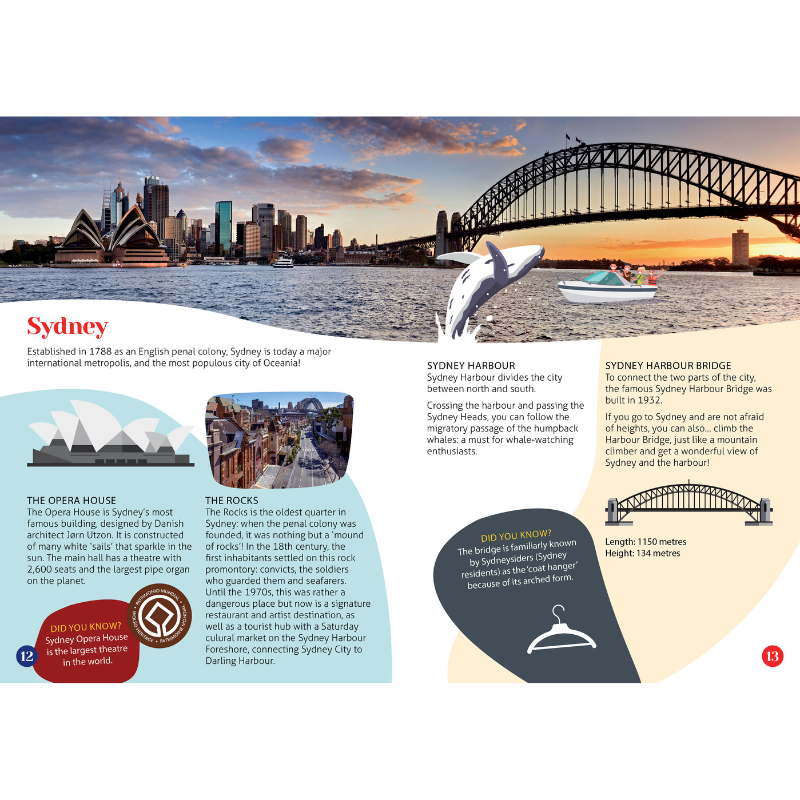 Sassi Travel, Learn and Explore - Puzzle and Book Set - Australia, 210 pcs image 8