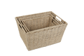 Rectangular Baskets Small Set of 3