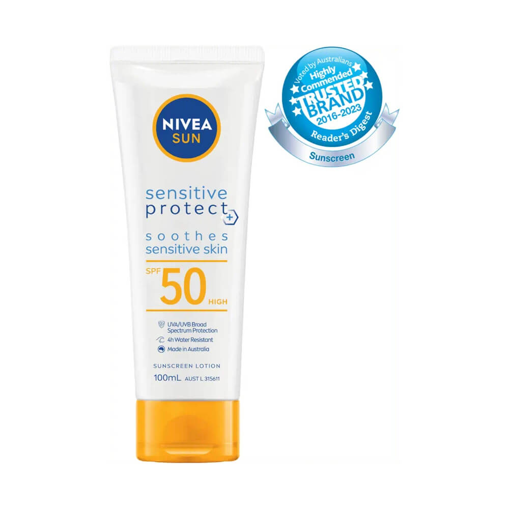 NIVEA Sunscreen Sensitive Protect SPF50+